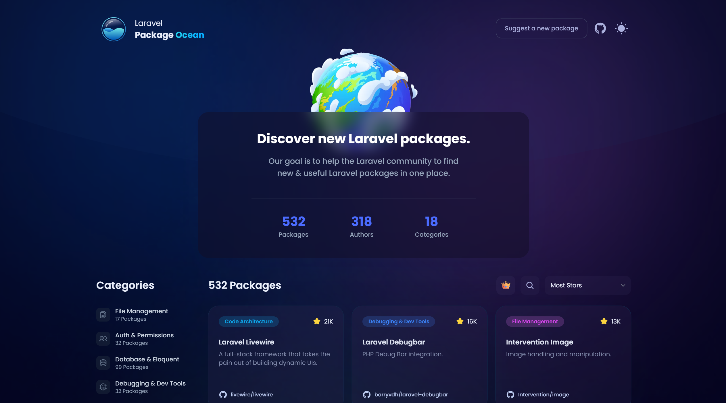 Laravel Package Ocean