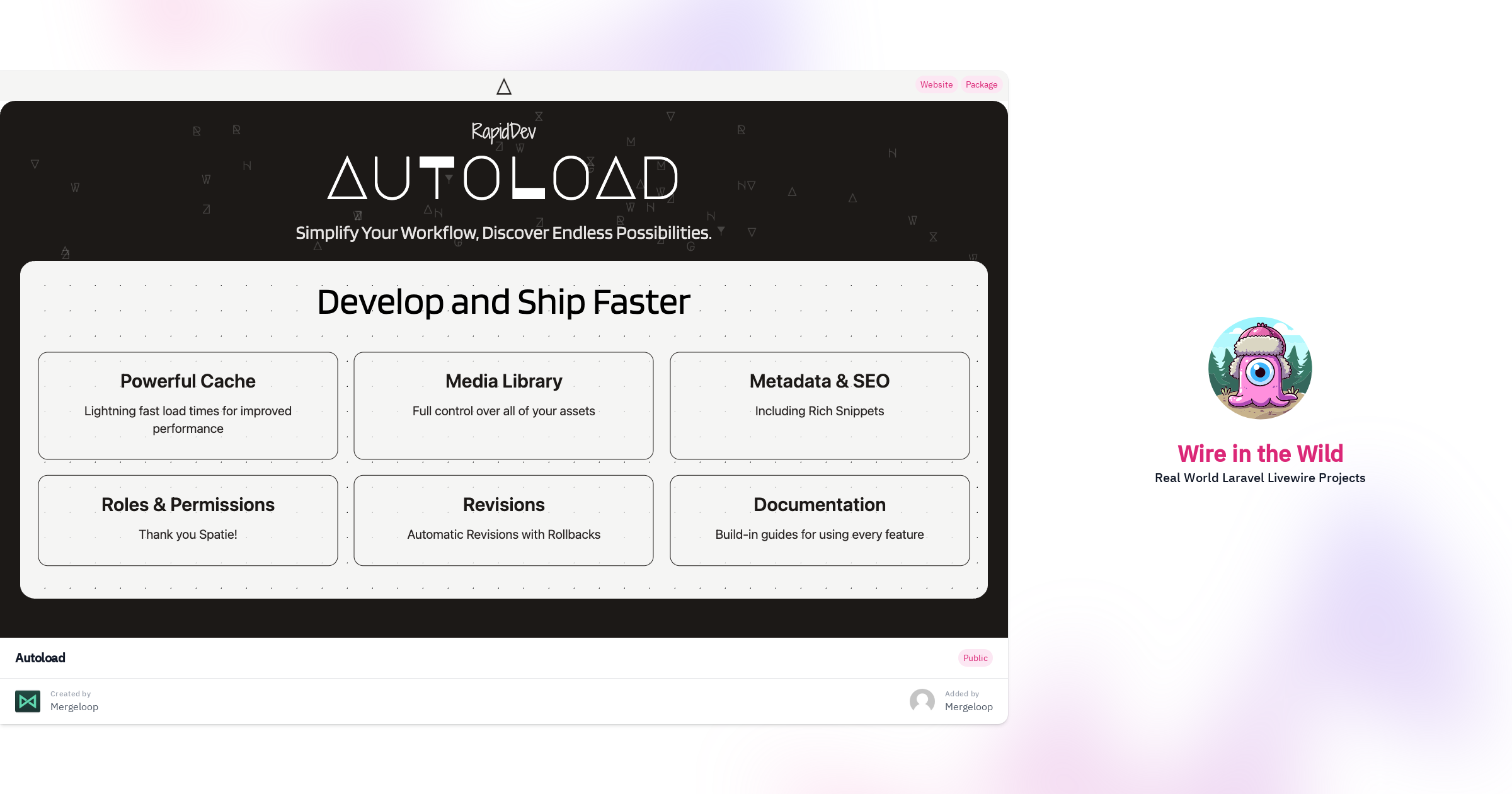 Auto Load Software Autoload | Wire in the Wild